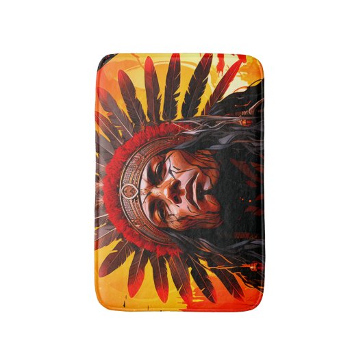 Ai Indian Badematte (Vorderseite Vertikal)