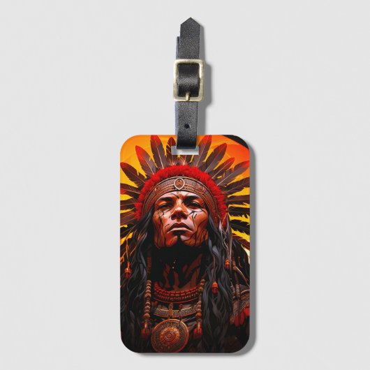 Ai Indian Gepäckanhänger (Vorderseite Vertikal)