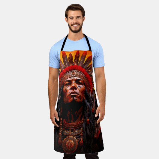 Ai Indian Schürze (Getragen)