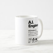 AI-Ingenieur Kaffeetasse (VorderseiteRechts)