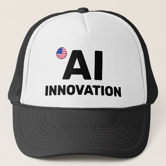 AI Innovation™ Trucker-Mütze (individuell anpassba Truckerkappe (Vorderseite)