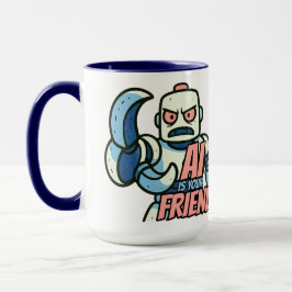 AI ist dein Freund Tasse für Leute, die ChatGPT mö