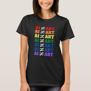 AI ist nicht Art Anti-AI Art Respect Real Art AI A T-Shirt