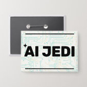 AI Jedi™ Knopf Button (Vorderseite/Rückseite)