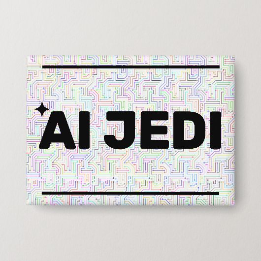 AI Jedi™ Knopf Button (Vorderseite)
