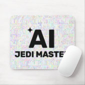 AI Jedi Master™ Mouse Pad (Customize It!) Mousepad (Mit Mouse)