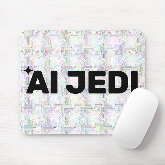 AI Jedi™ Mouse Pad (Customize It!) Mousepad (Mit Mouse)
