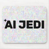 AI Jedi™ Mouse Pad (Customize It!) Mousepad (Vorne)