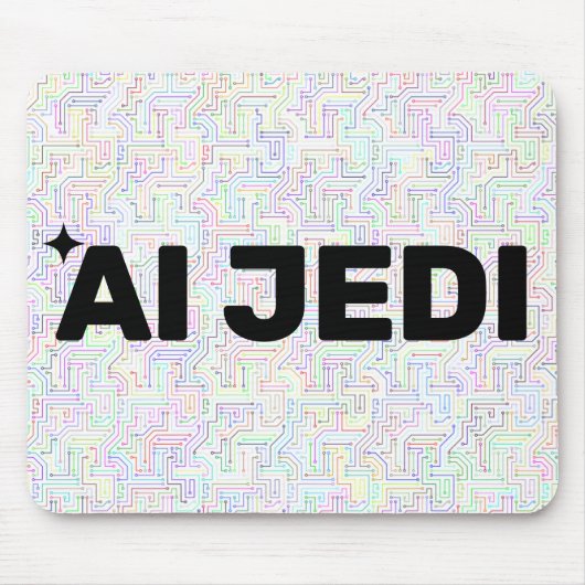 AI Jedi™ Mouse Pad (Customize It!) Mousepad (Vorne)