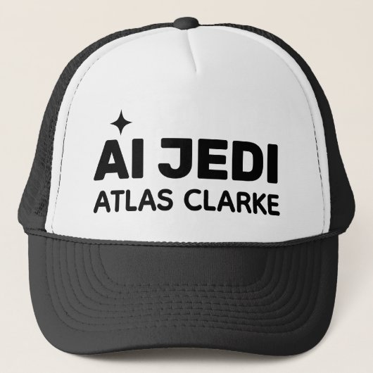 AI Jedi™ Trucker-Mütze (Individualisierbar!) Truckerkappe (Vorderseite)