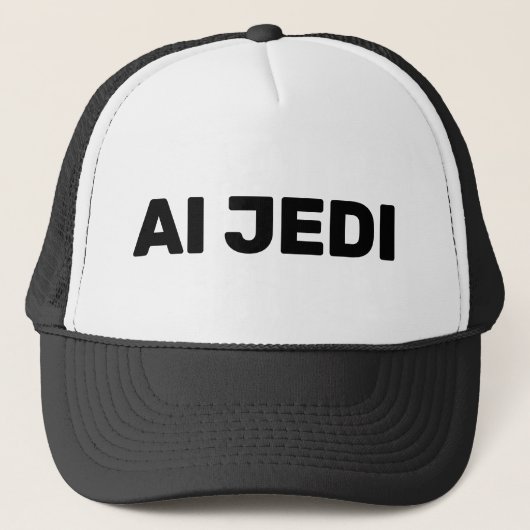 AI Jedi™ Trucker-Mütze Truckerkappe (Vorderseite)