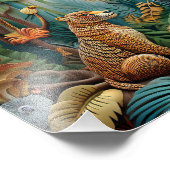 AI Jungle Yarn Fotodruck (Ecke)