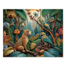 AI Jungle Yarn Fotodruck