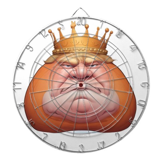 AI King Trump Blob Dart Board Dartscheibe (vorne)