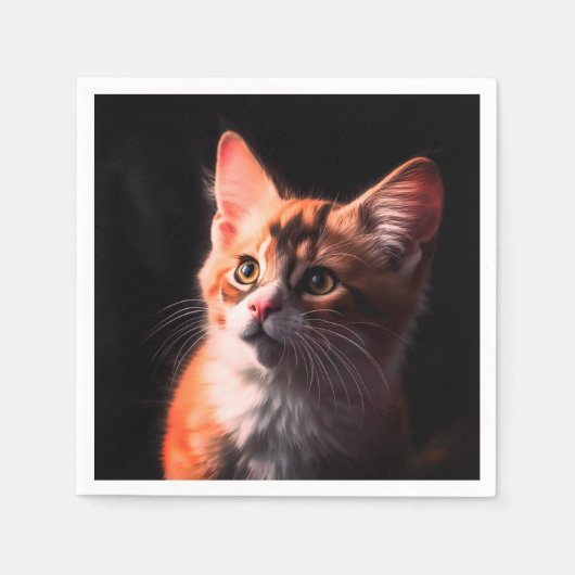 Ai Kitten Serviette (Vorderseite)