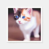 Ai Kitten Serviette (Vorderseite)