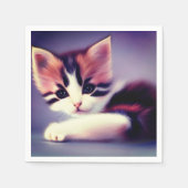 Ai Kitten Serviette (Vorderseite)