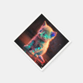 Ai Kitten Serviette (Ecke)