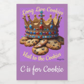 AI Kochfutterbehälter Lebensmitteletikett (Einzelnes Label)