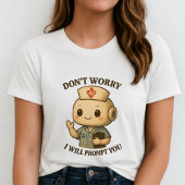 AI-Krankenschwester-Tee; Auffordernde Technik-Kran T-Shirt