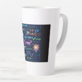 AI Kunst Physik E=mc² Science Latte Tasse - Space  (Rechte Ecke)