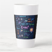 AI Kunst Physik E=mc² Science Latte Tasse - Space  (Vorderseite)