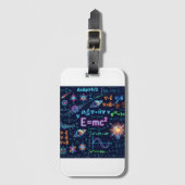 AI Kunst Physik E=mc² Wissenschaft iPad Smart Cove Gepäckanhänger (Vorderseite Vertikal)