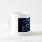 AI-Kunst-Physik E=mc² Wissenschaft Mathematik-Tass Kaffeetasse (Vorderseite Links)
