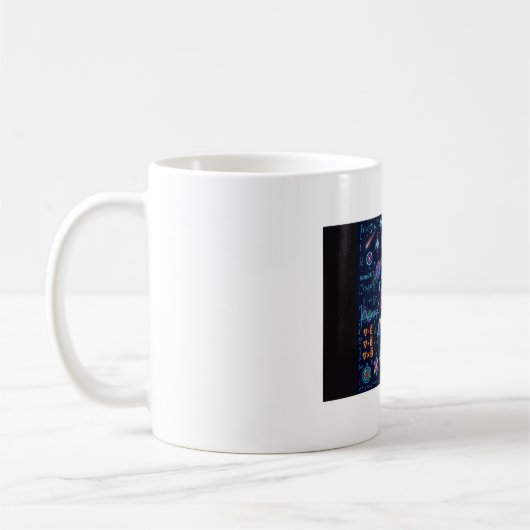 AI-Kunst-Physik E=mc² Wissenschaft Mathematik-Tass Kaffeetasse (Links)