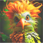 Ai Künstlerisch Bird Aufkleber (Vorderseite)