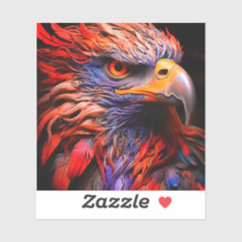 Ai Künstlerisch Bird Aufkleber