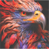 Ai Künstlerisch Bird Aufkleber (Vorderseite)