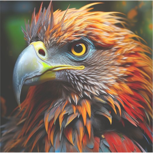 Ai Künstlerisch Bird Aufkleber (Vorderseite)