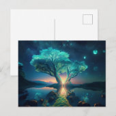 AI-Landschaft Postkarte (Vorne/Hinten)