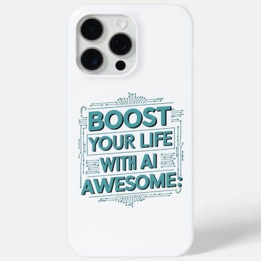 AI Life Boost Case – Täglicher Awesome Enhancer (Rückseite)