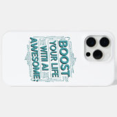AI Life Boost Case – Täglicher Awesome Enhancer (Rückseite (Horizontal))