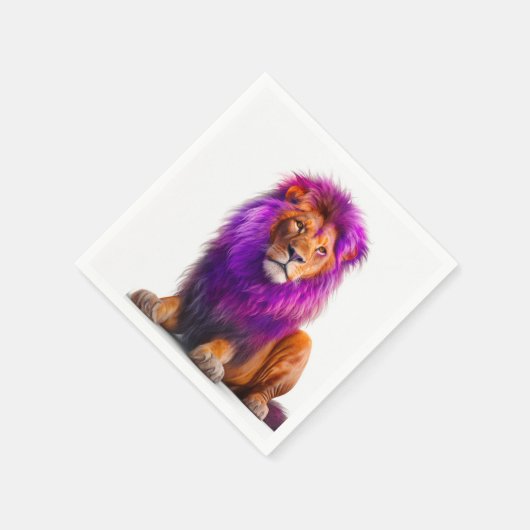 Ai Lion Serviette (Ecke)