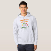 AI lustiges Hemd - Herren hoodie (Vorne ganz)