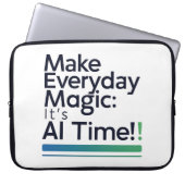 AI Magic Tech Sleeve – Everyday Enchantment Design (Vorderseite)