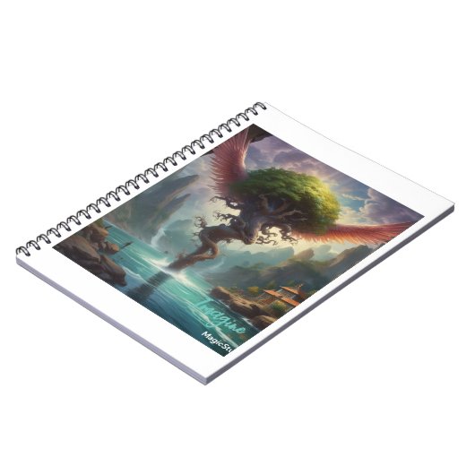AI Magic World Notebook Notizblock (Linke Seite)