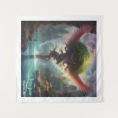 AI Magical World Imagine Tapestes Wandteppich (Vorderseite (Horizontal))