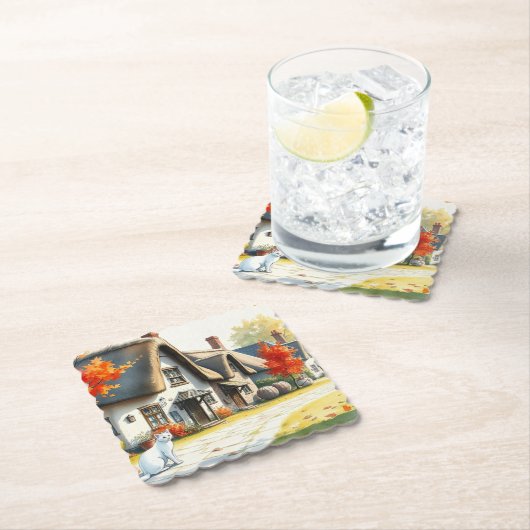 AI-Malerei Papier Untersetzer (Vor Ort)