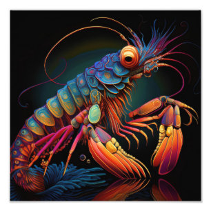 AI Mantis Shrimp Fotodruck