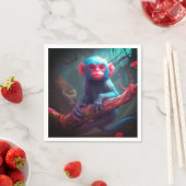 Ai Monkey Serviette (Beispiel)