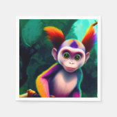 Ai Monkey Serviette (Vorderseite)