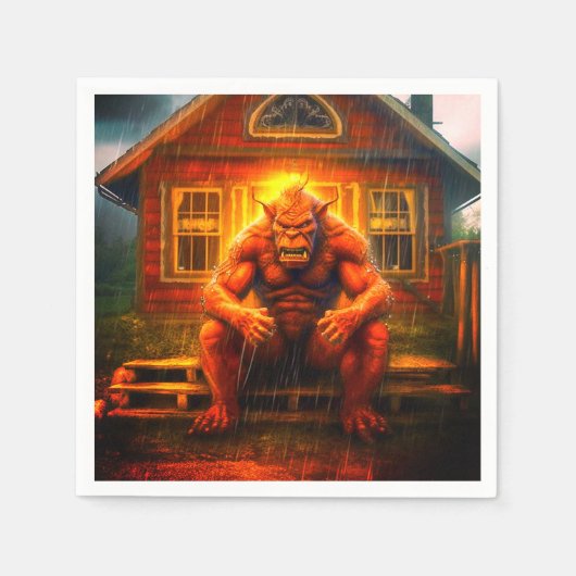 Ai Monster Serviette (Vorderseite)