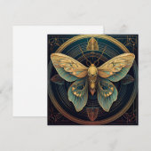 AI Moth Feiertagskarte (Vorne/Hinten)