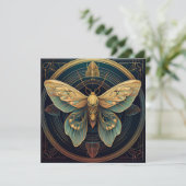 AI Moth Feiertagskarte (Stehend Vorderseite)