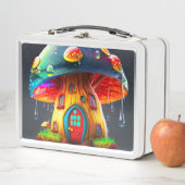 Ai Mushroom House Metall Brotdose (Beispiel)