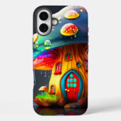 AI Mushroom House Phone Case (Rückseite)